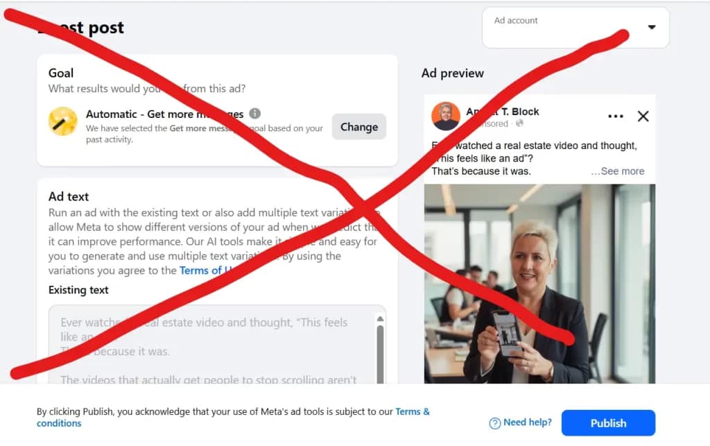 Facebook Boosted Posts for Real Estate
