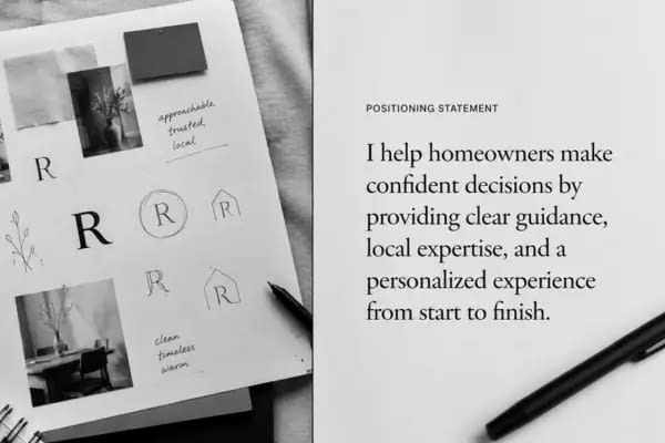 Branding vs positioning comparison for real estate agents.